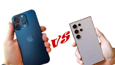 Photo of Samsung Galaxy S24 Ultra vs Apple iPhone 15 Pro Max